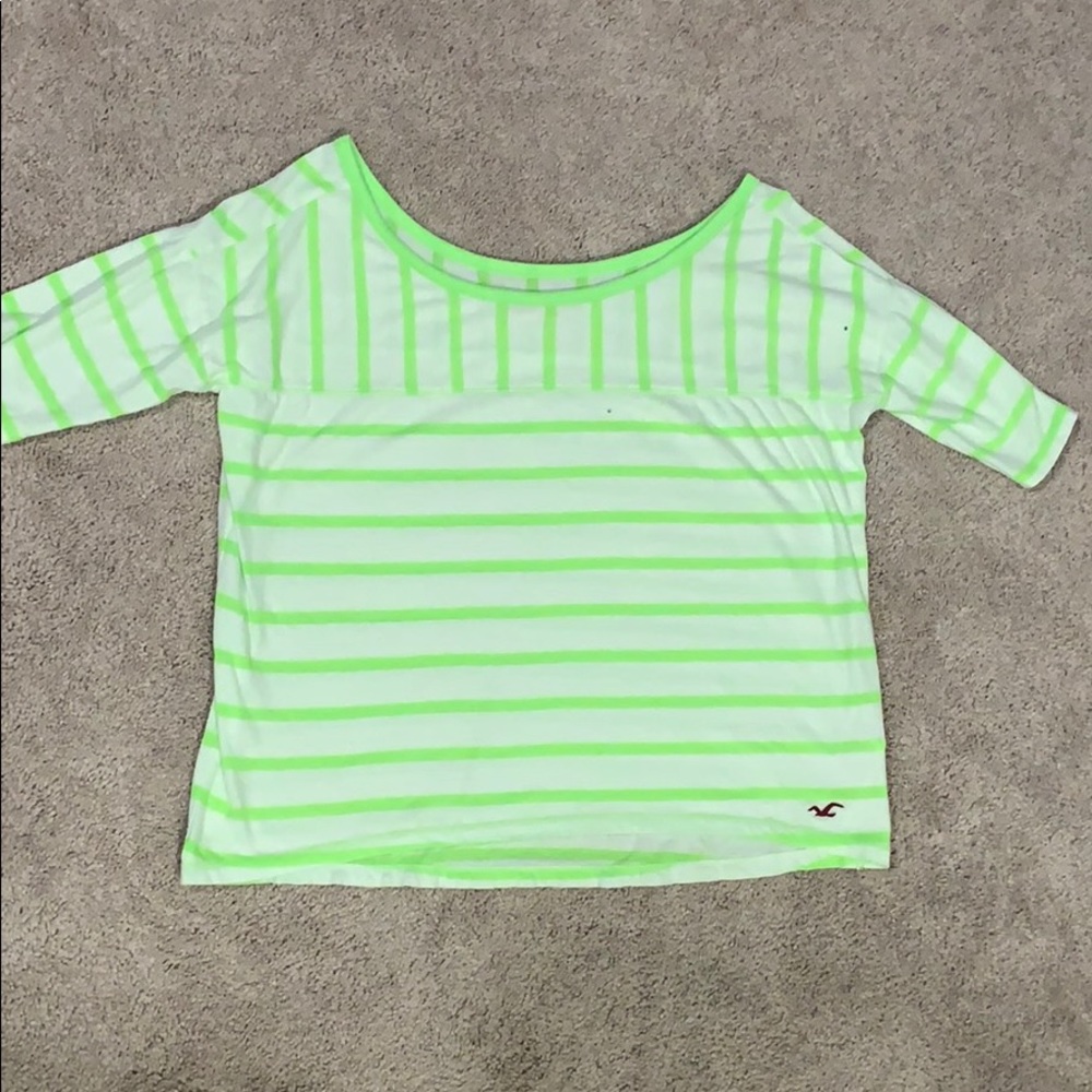 Hollister top neon